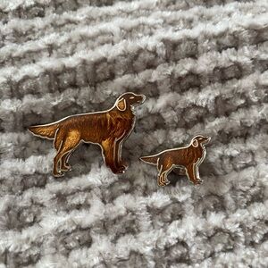 Golden Retriever dog pin mafco pin